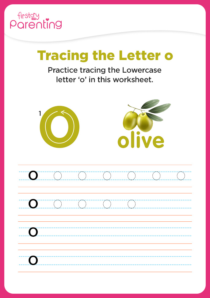 o for olive worksheet