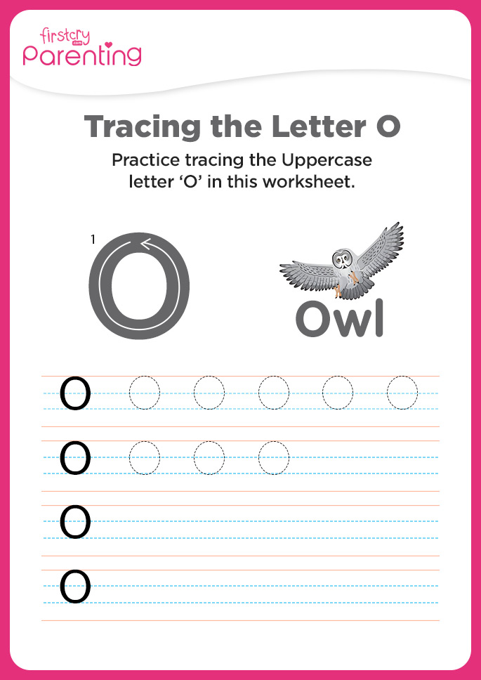 O for Owl Worksheet