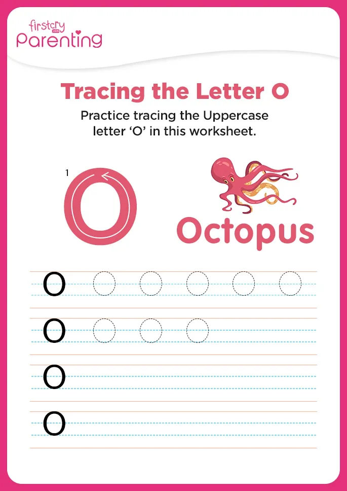 O for Octopus Worksheet O for Octopus Worksheet