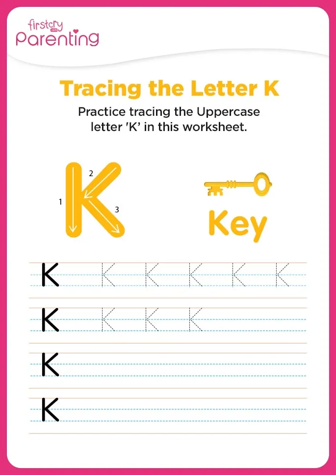 K for Key Worksheet