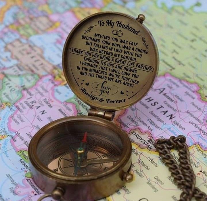Engraved Compass