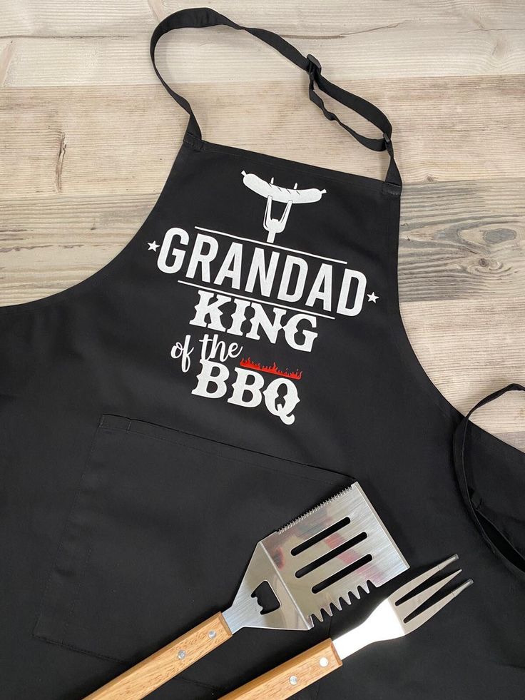 Customised Apron for BBQ-Loving Grandpas