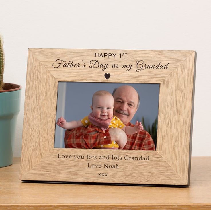 First Father’s Day as Grandpa Frame