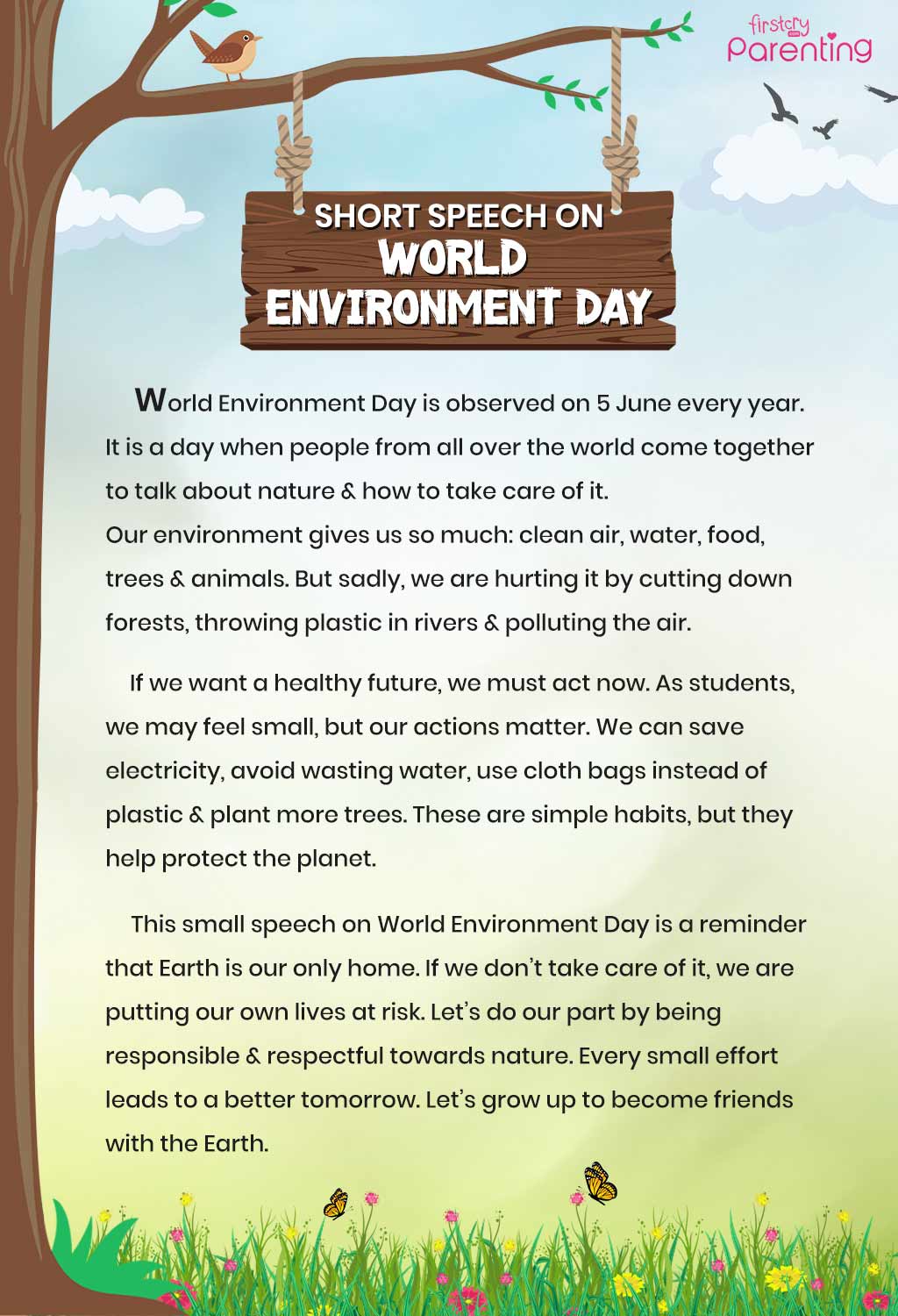 Short Speech on World Environment Day