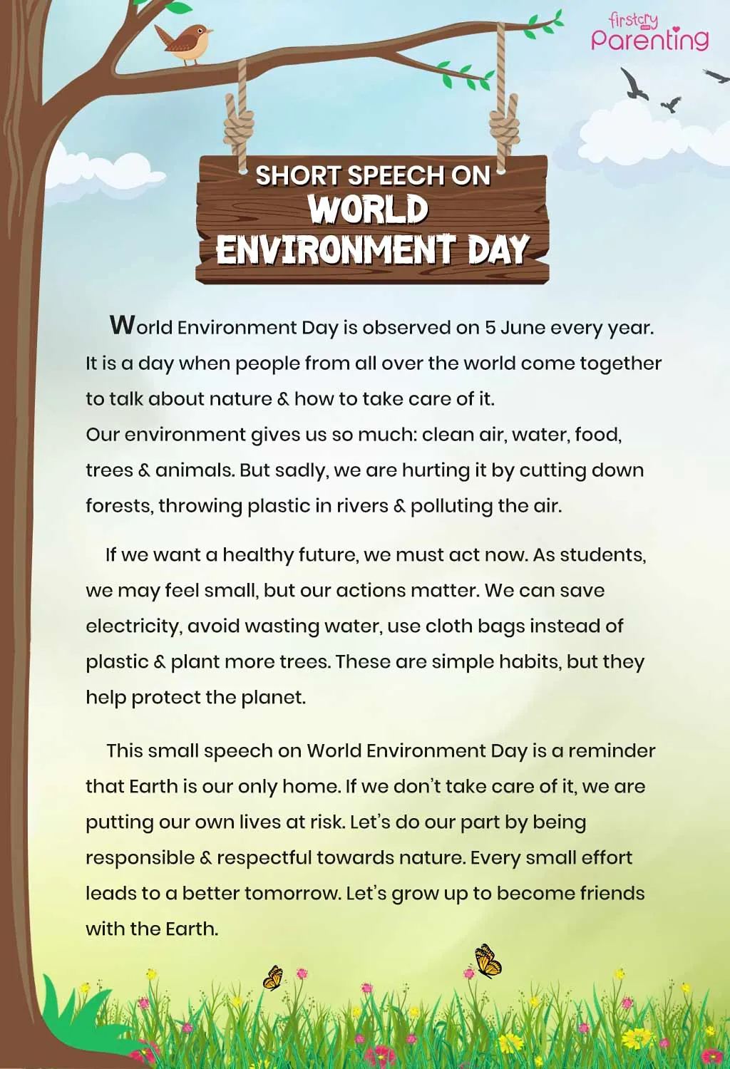 Short Speech on World Environment Day