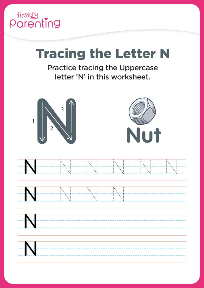 N for Nut Worksheet