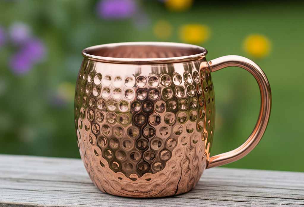 Hammered Copper Mugs