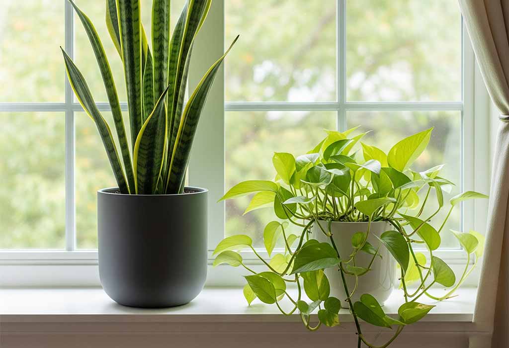Indoor Plant With a Personalised Pot