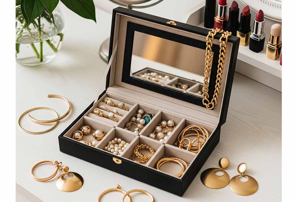 Jewellery Box With Mirror