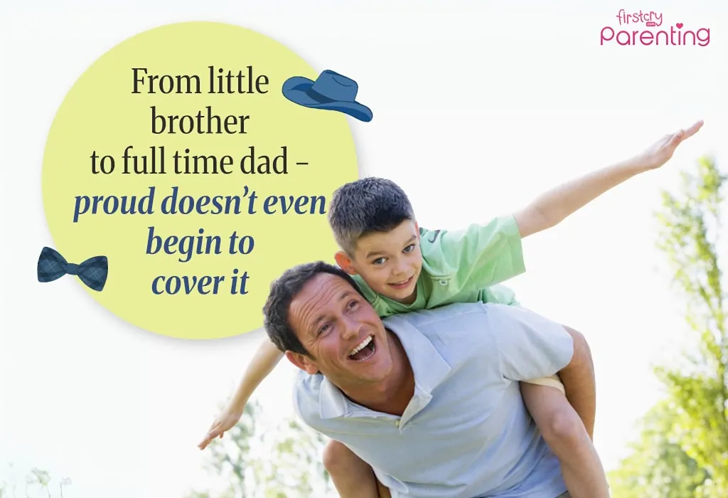 Father's Day Wishes & Messages for Younger Brother