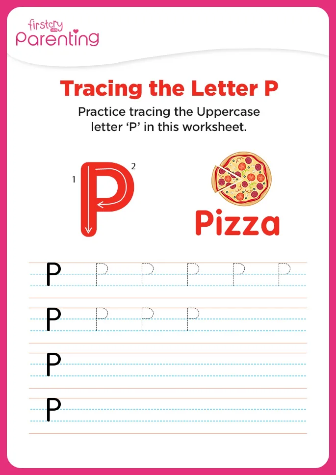 P for Pizza Worksheet