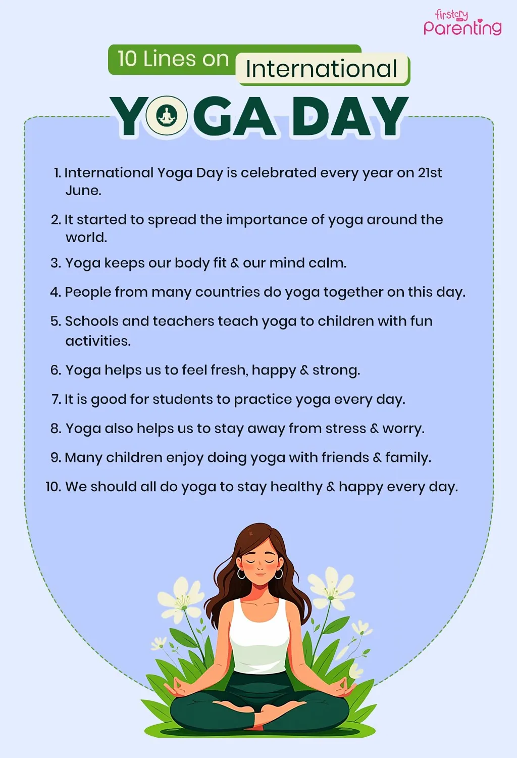 10 Lines on International Yoga Day