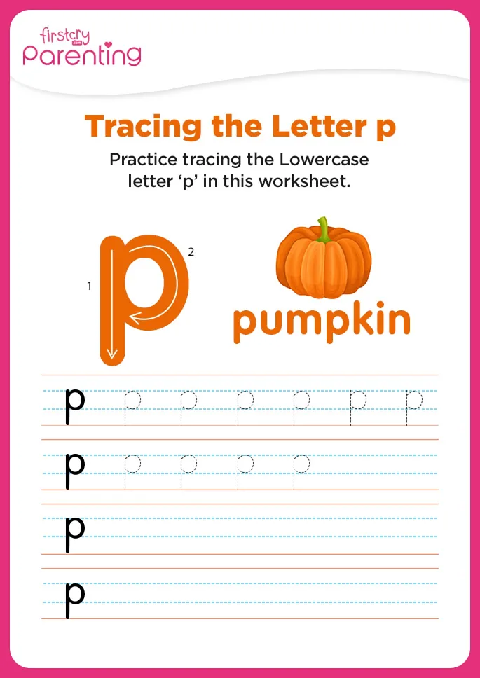 p for pumpkin worksheet