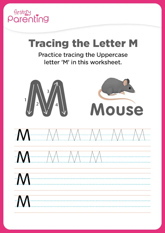 M for Mouse Worksheet