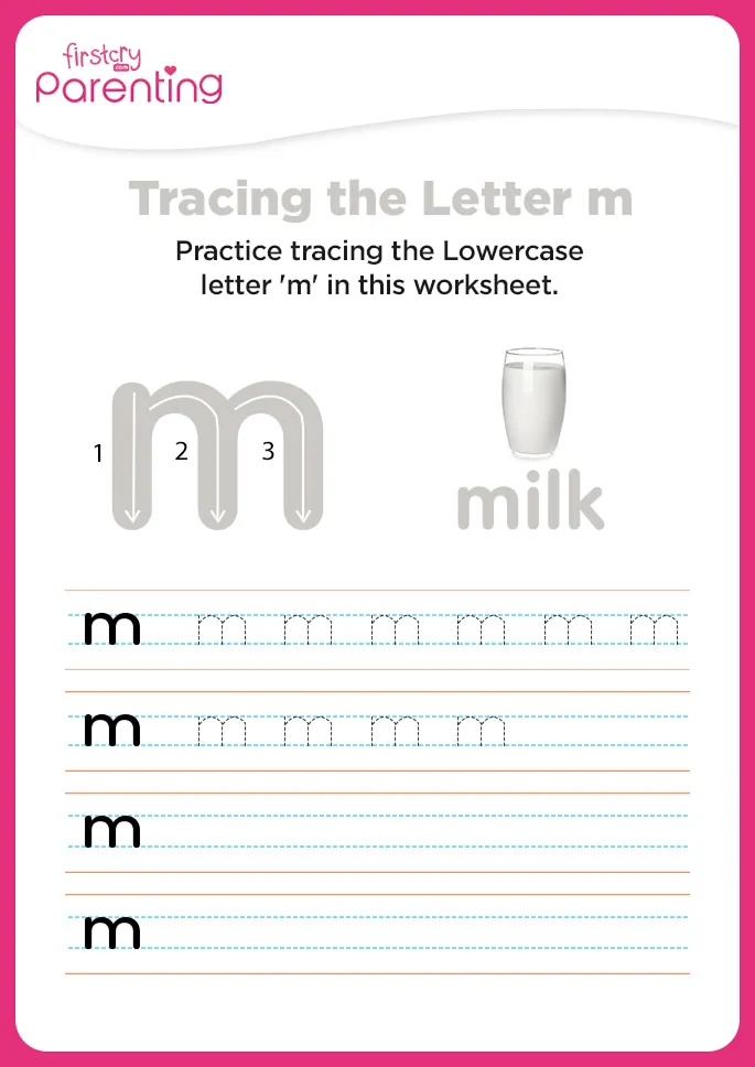 m for milk Worksheet