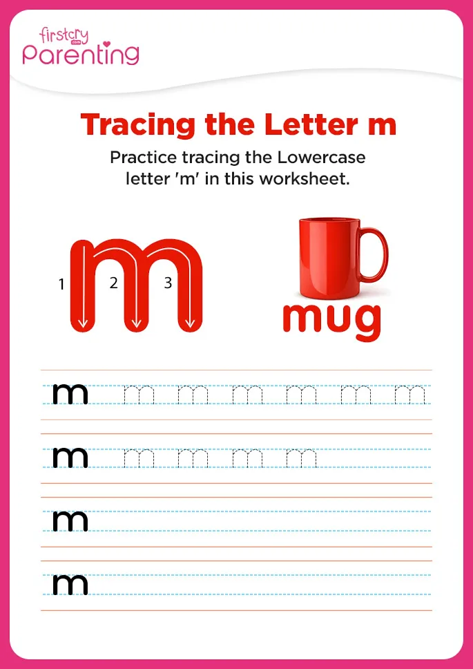 m for mug Worksheet