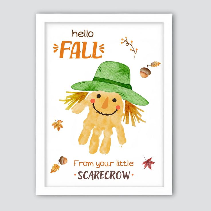 Scarecrow Handprint Art