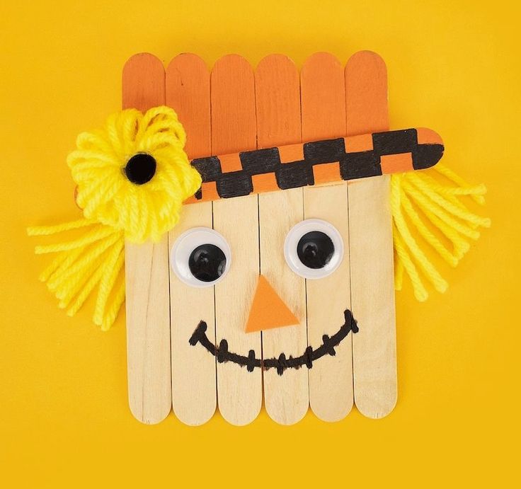 Popsicle Stick Scarecrow