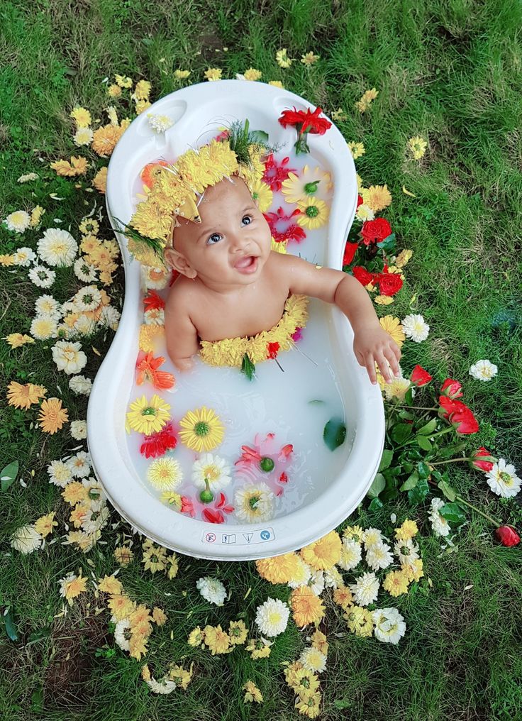 Floral Bathtub