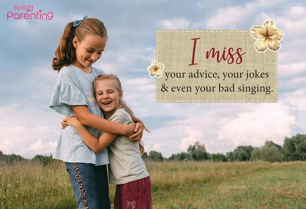 Miss You Messages for Sister Miss You Messages for Sister