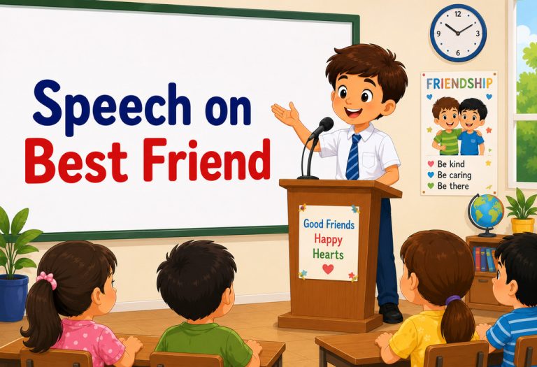 Speech on Best Friend: 10 Lines, Short & Long Speeches