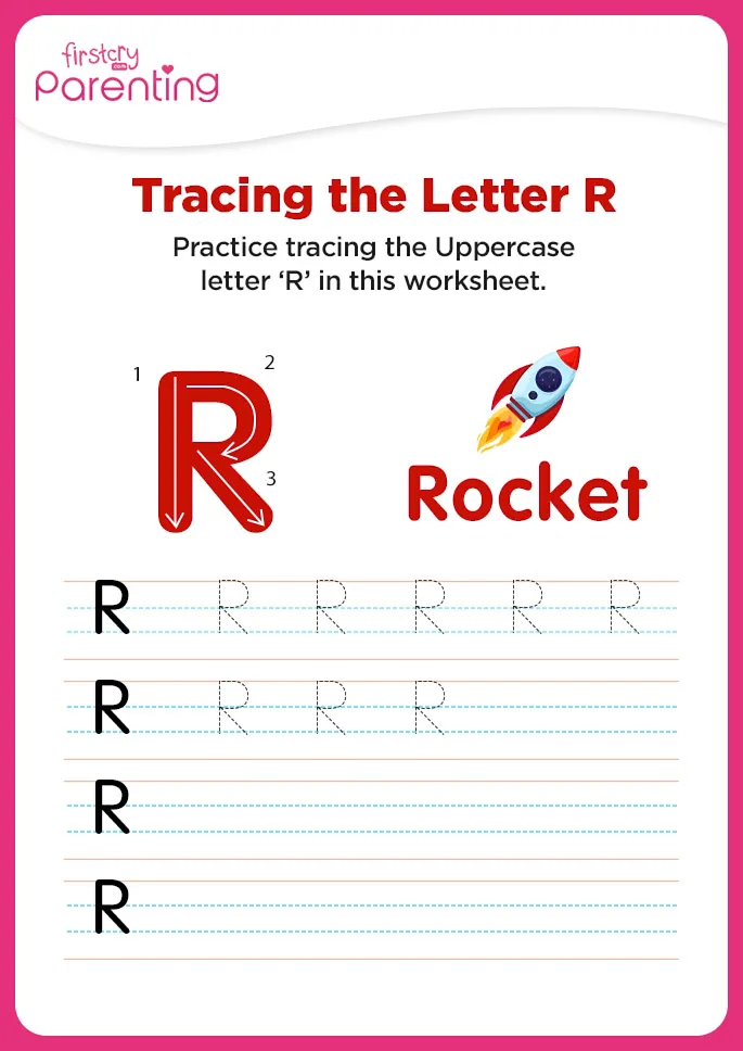 R for Rocket Worksheet