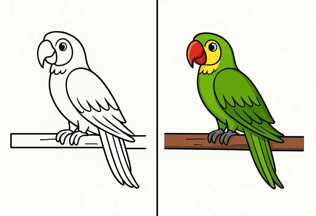 Parrot Colouring In 25 Parrot Coloring Pages - Free Printable Pictures for Kids