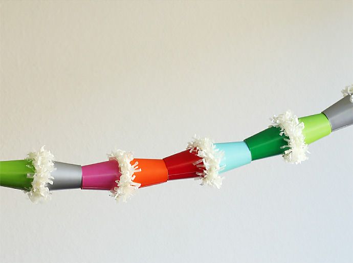 Paper Cup Garland Paper Cup Garland