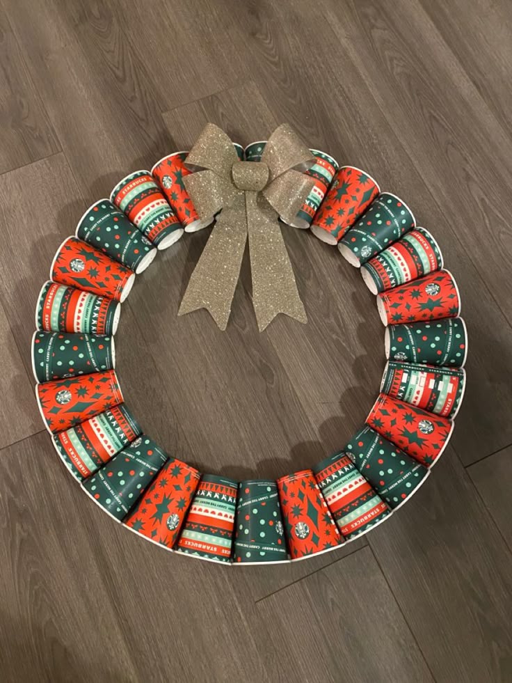 Paper Cup Wreath Paper Cup Wreath