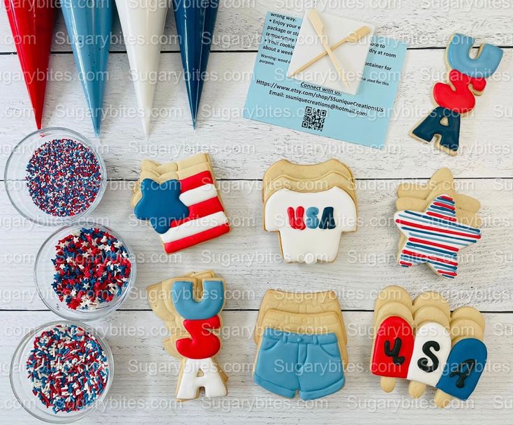 4th of July Cookie Decorating Kit