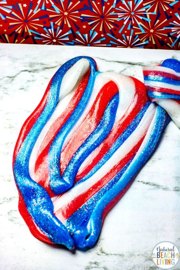 Red, White, and Blue Slime