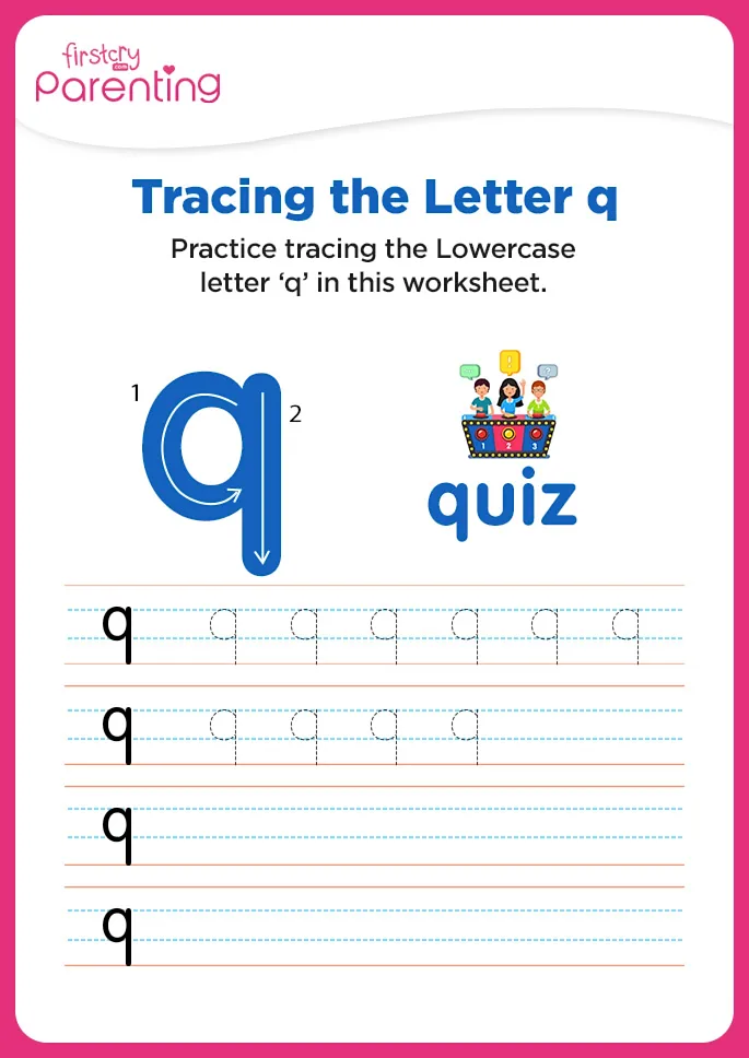 q for quiz worksheet