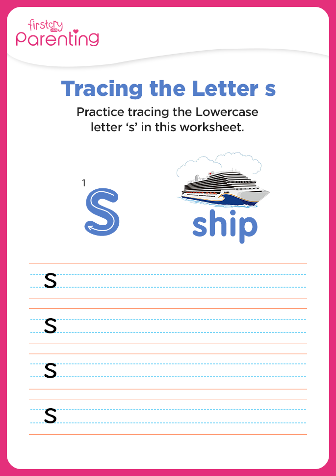 s for ship worksheet