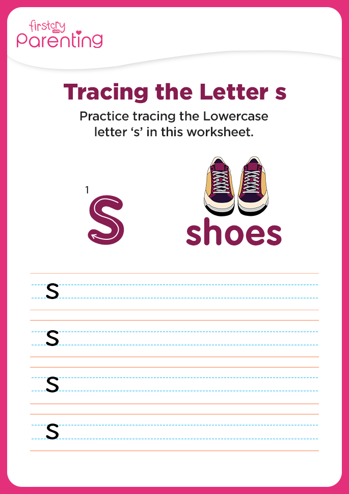 s for shoes worksheet