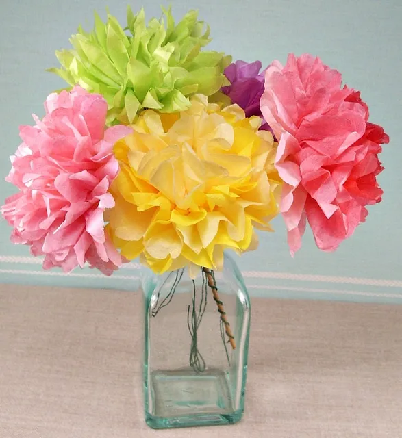 Tissue Paper Flowers