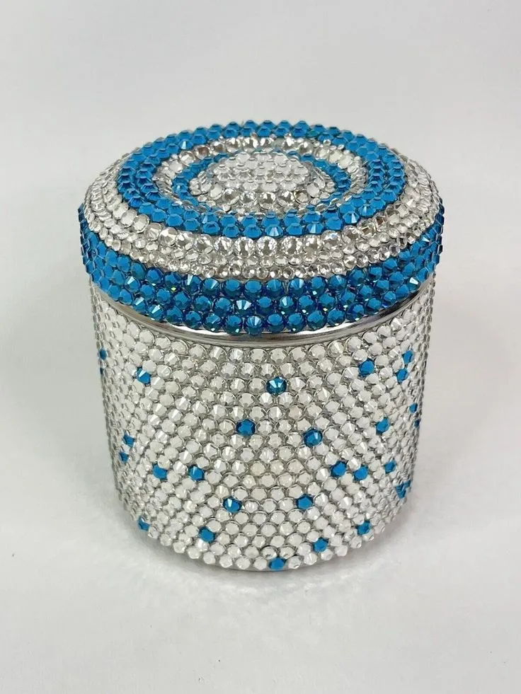 Rhinestone Cross Containers