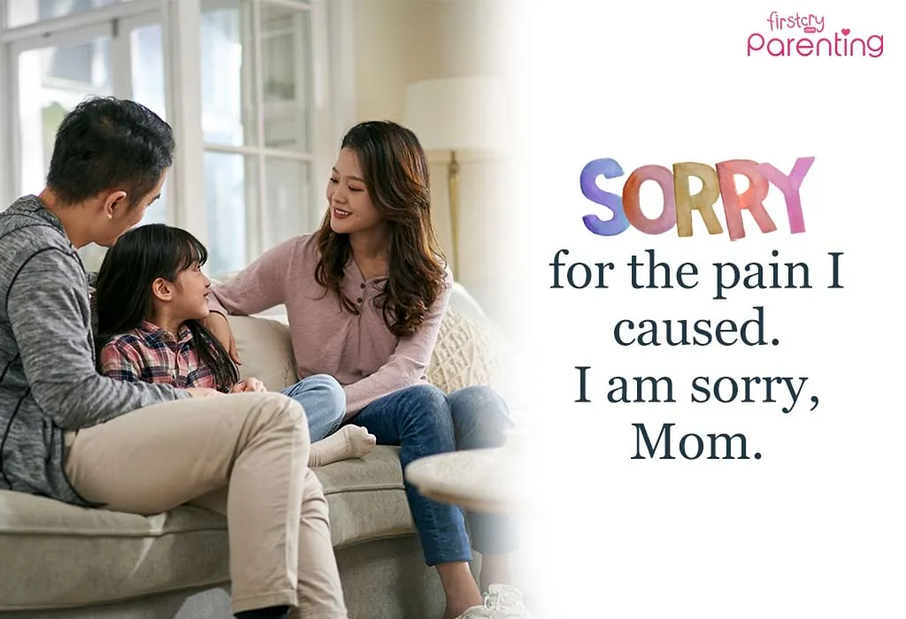 Short and Sweet Sorry Messages for Mom