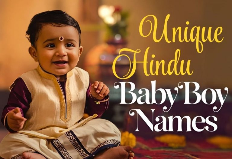 200 Unique Hindu Baby Boy Names (A to Z with Meanings)