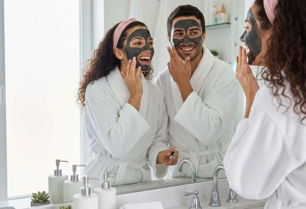 Girly stuff is not just for you anymore; he joins in, too Girly stuff is not just for you anymore; he joins in, too