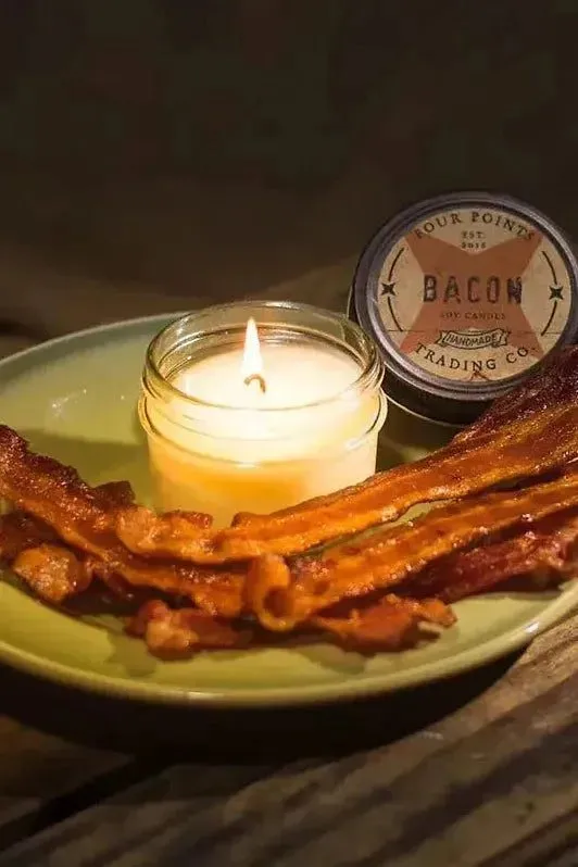 Bacon-Shaped Scented Candle