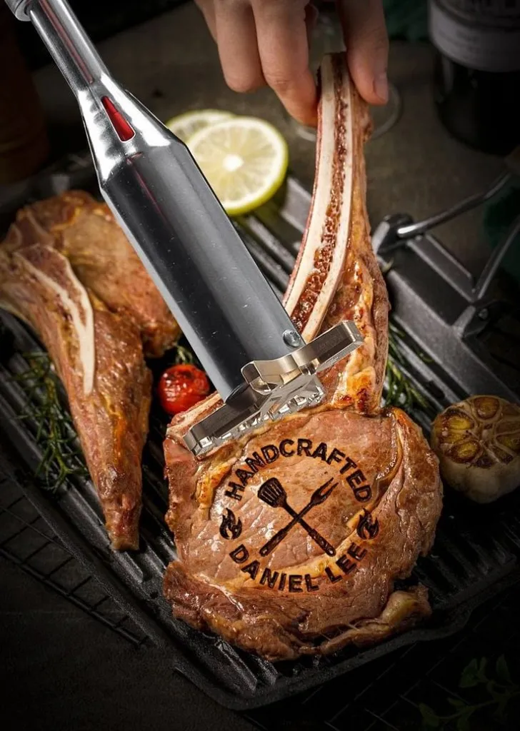 Name-Embedded Steak Branding Iron