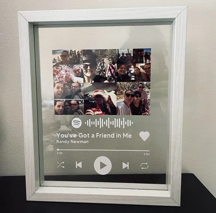 Customised Spotify Plaque