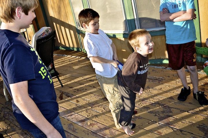 Wedgie prank