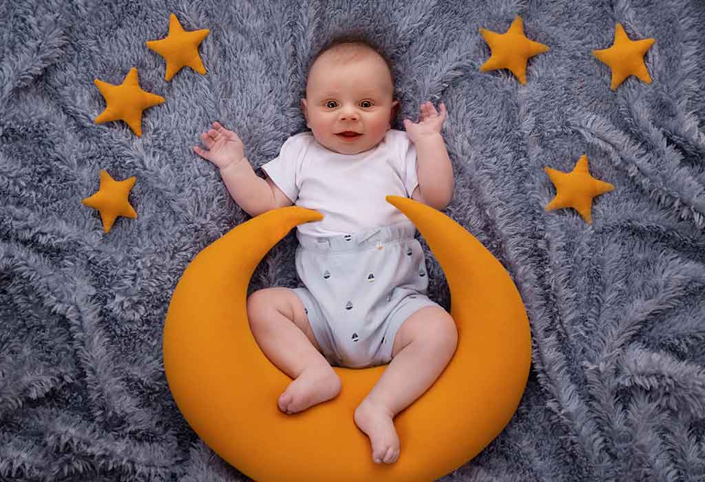 Moon-Shaped Pillow