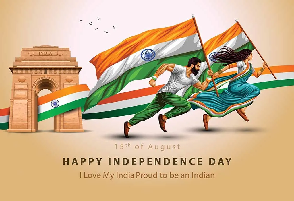 Short Essay on Independence Day in 100 words