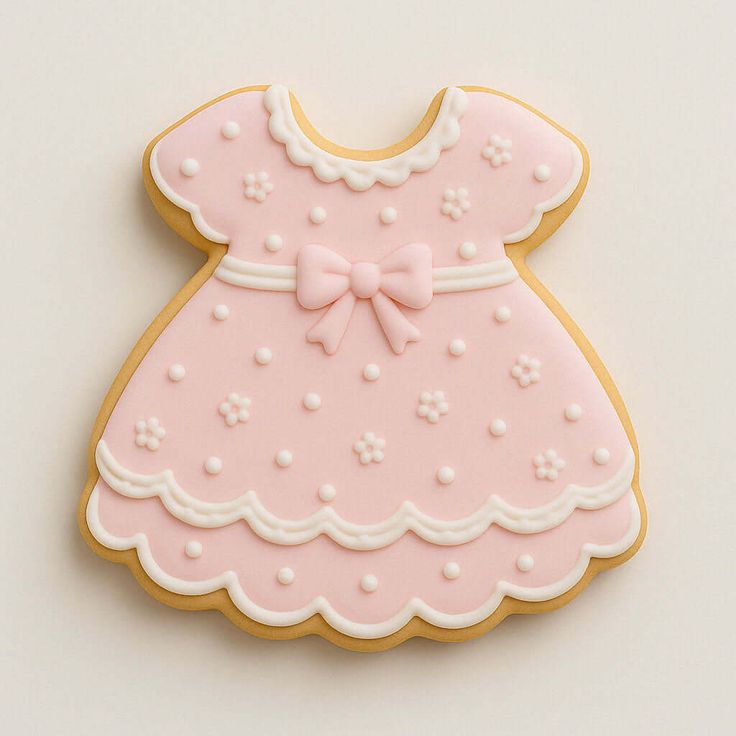 Baby Dress Sugar Cookies