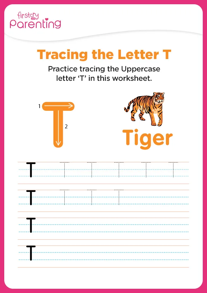 T for Tiger Worksheet