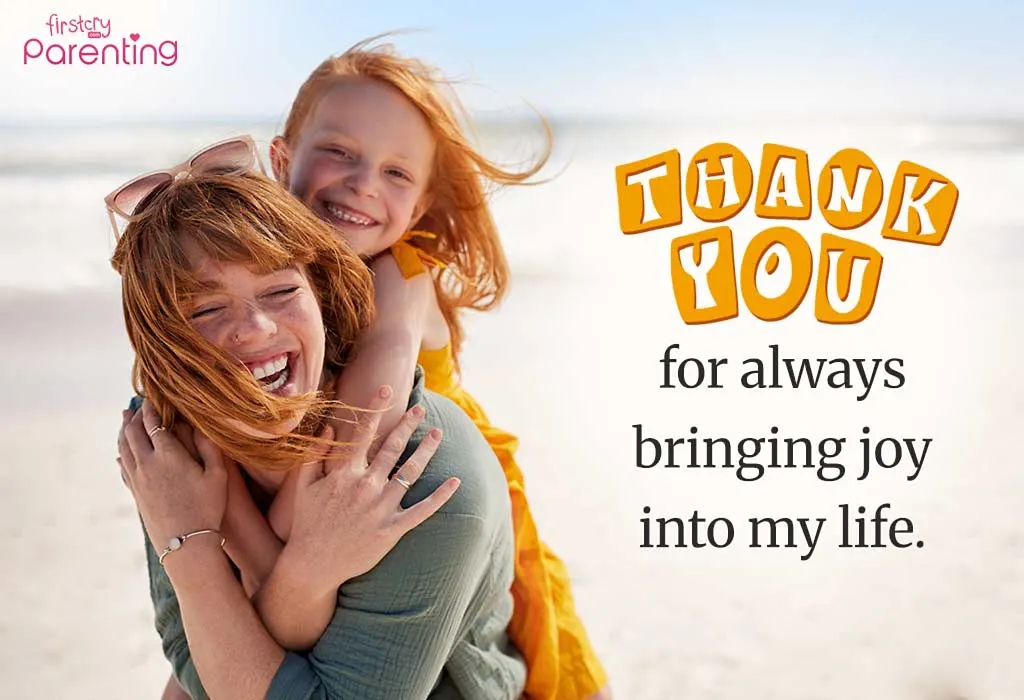 Short Thank You Messages for Daughter