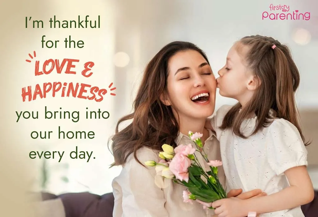 Thank You Messages to Daughter From Mother