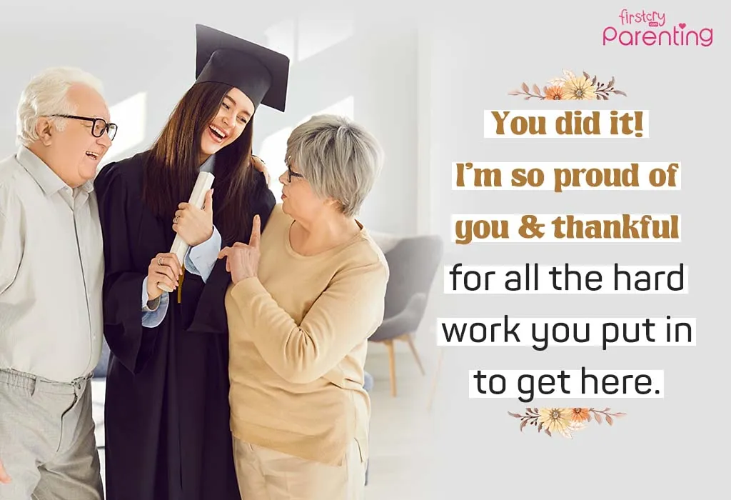 Thank You Messages to Daughter on Her Graduation